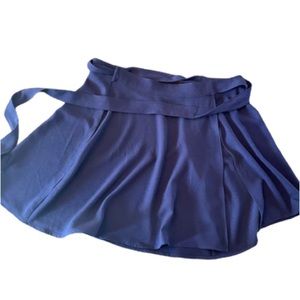 American Apparel Navy Wrap Swing Skirt